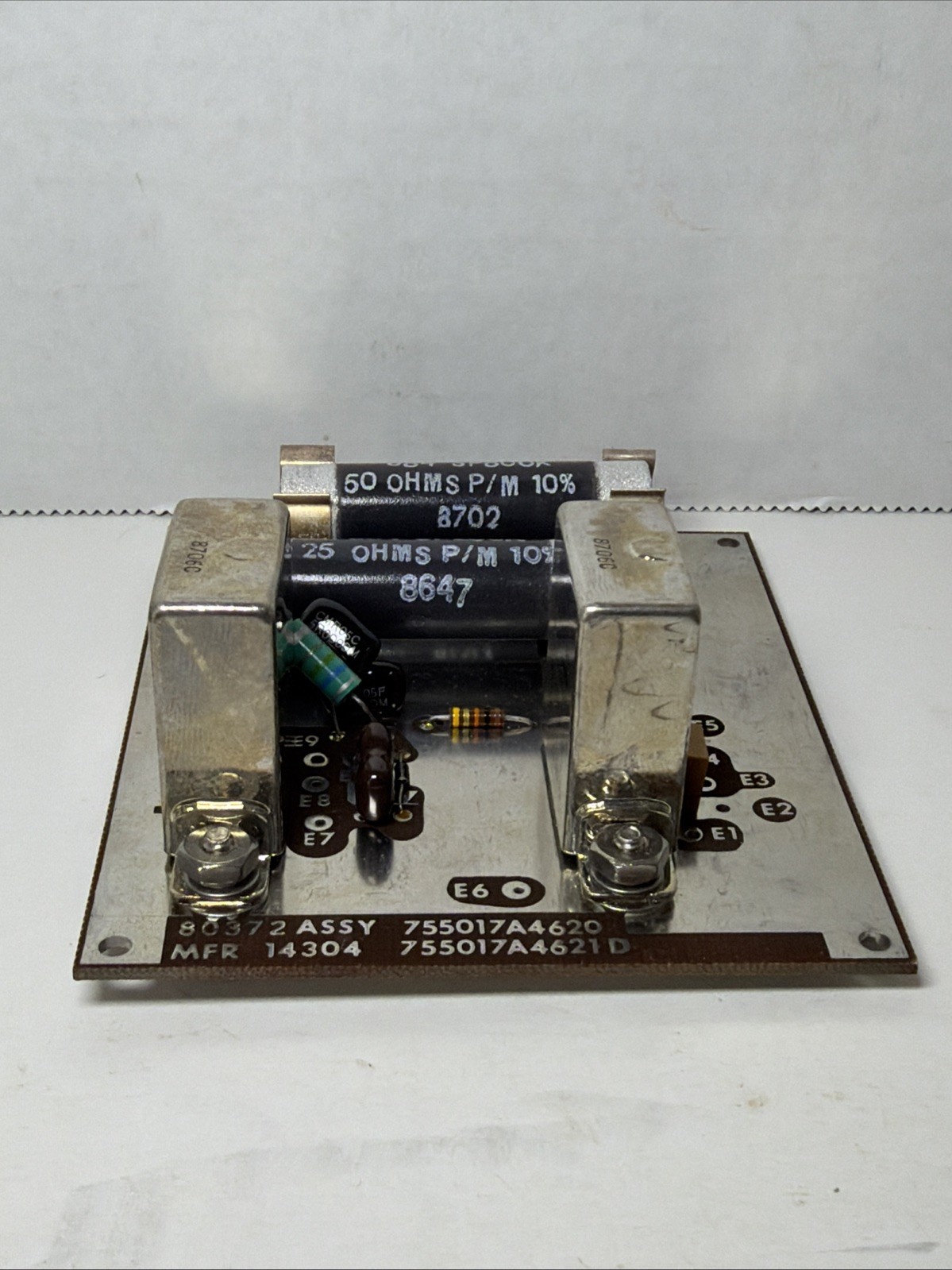 Radio System Circuit Board 80372 ASSY 755017A4620 w/ 2 HI-G RELAYS Mil Surplus!