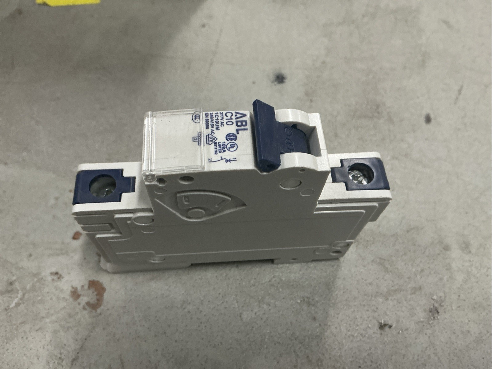 1C10UM ALTECH CIRCUIT BREAKER, 10 AMP, C CURVE, 1 POLE, 277 VAC, UL508 TYPE