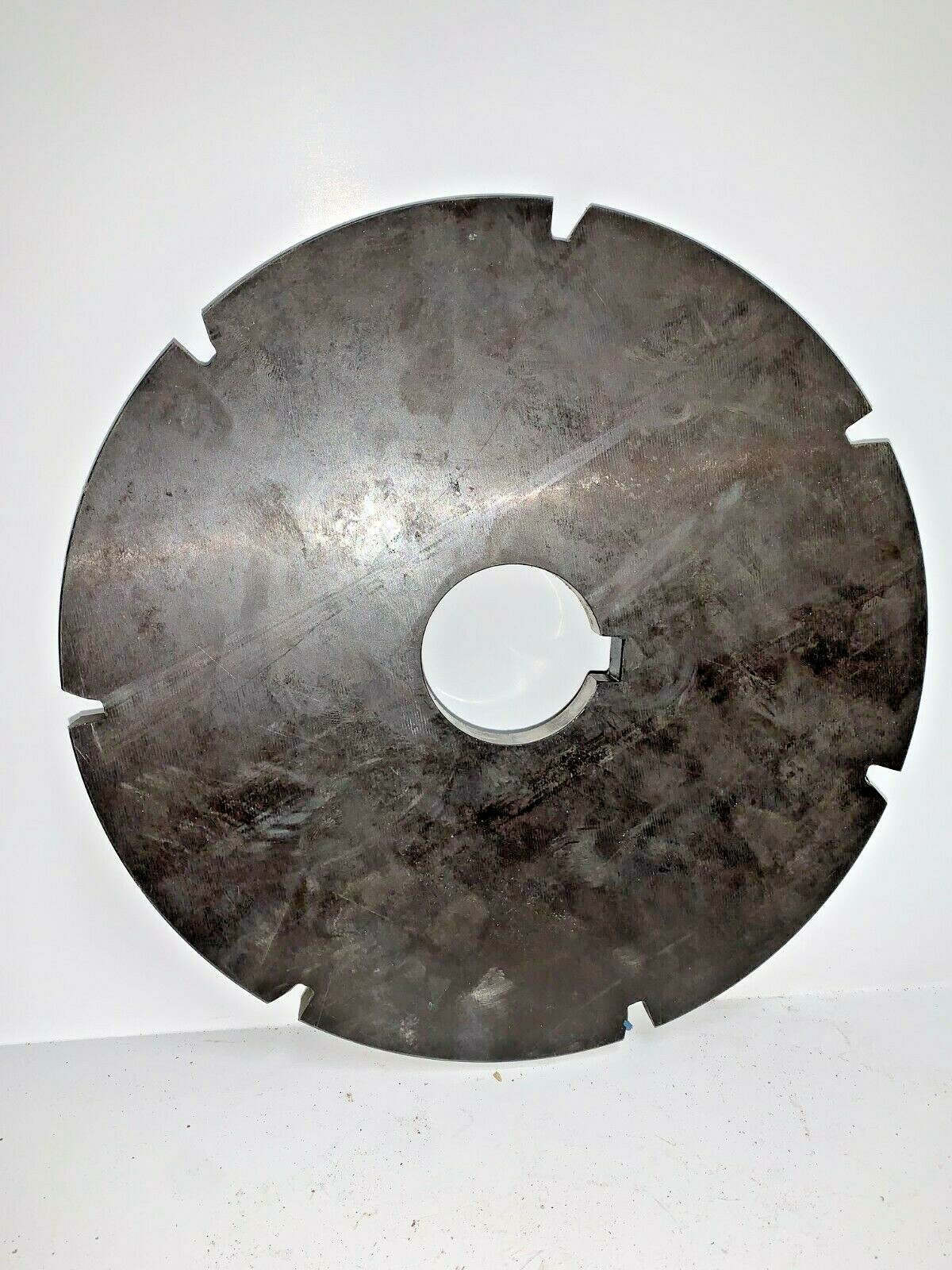 STEEL SPACER DISC, 7 TEETH, 9-1/2″ OD, 2″ BORE, 1/2″ THICK, 1/2″ X 1/4″ KEYWAY