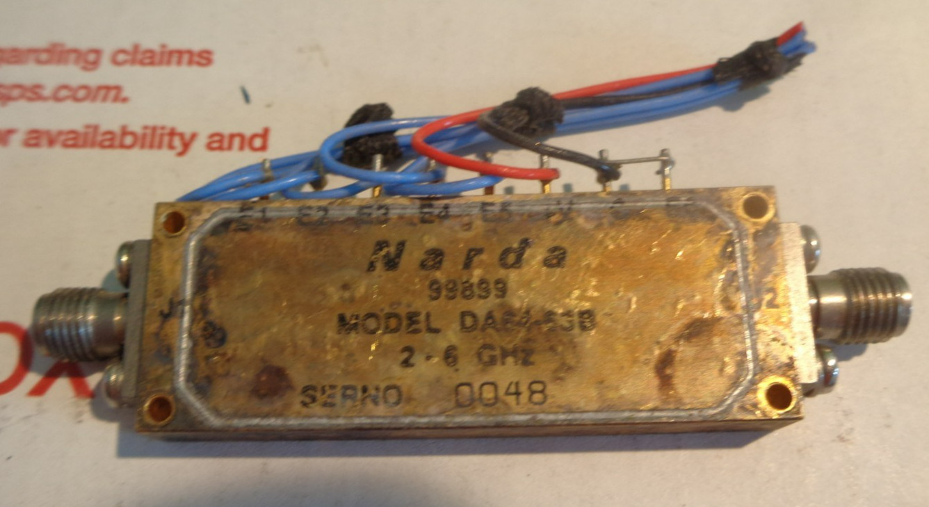 Narda DA64-63B SMA RF High Speed Switch Bit Attenuator