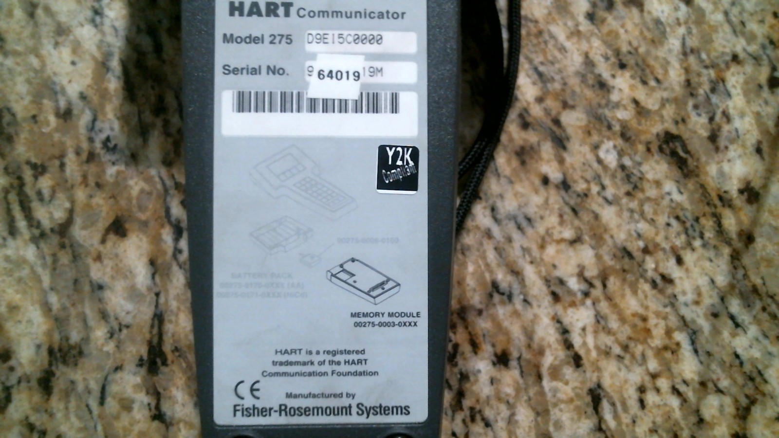 HART COMMUNICATOR D9E15C0000 FIELD COMMUNICATOR SMART TRANSMITTER -FREE SHIPPING