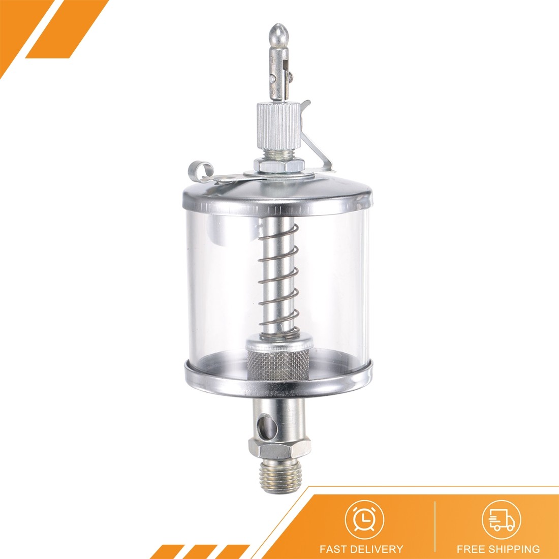 Needle Valve Type Oil Cup – G1/4 Thread 100ml Sight Gravity Drip Feed Oiler