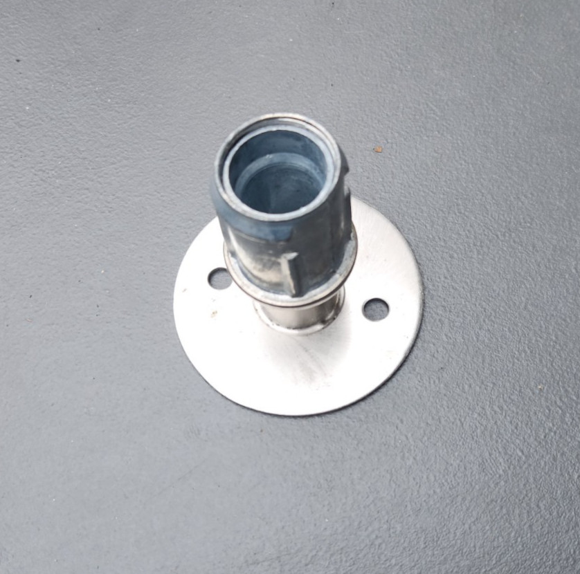1-5/8′ Round Adjustable Flanged Feet, 16 Ga