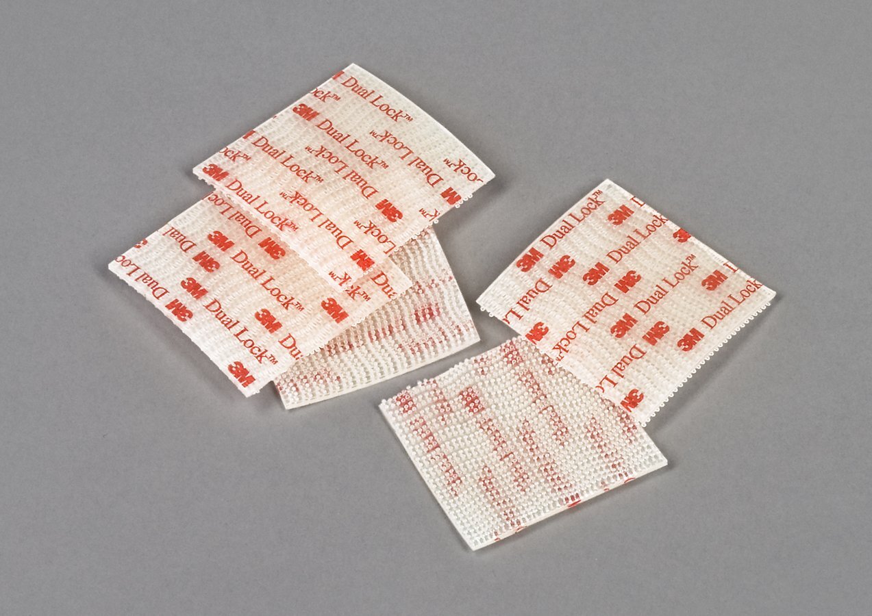 TapeCase 3M SJ3560 Clear Dual Lock Resealable Fastener Polyolefin Adhesive Clear