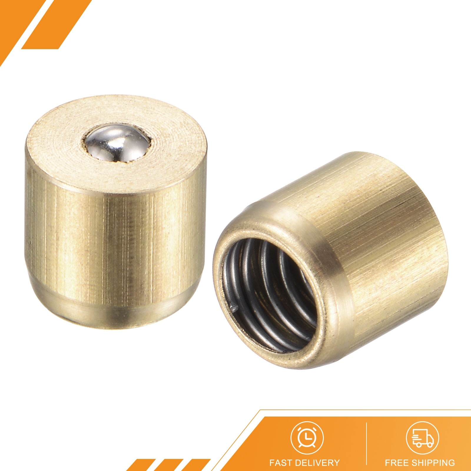 20Pack Brass Push Button Grease Oil Cup 8x8mm Ball Oiler for Lubrication System