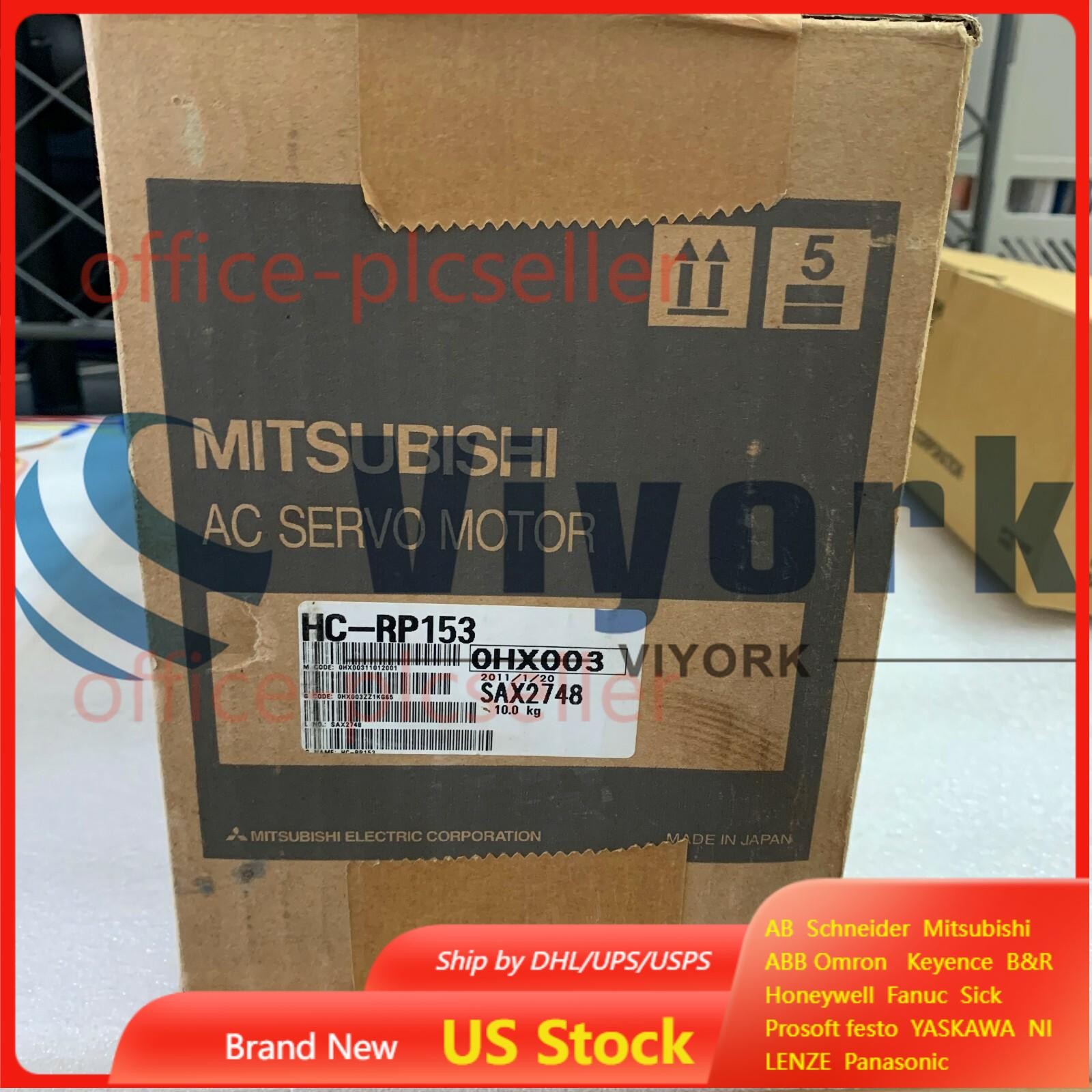 Mitsubishi HC-RP153 AC SERVO MOTOR SRVMTR 1.5KW 3000RPM NEW
