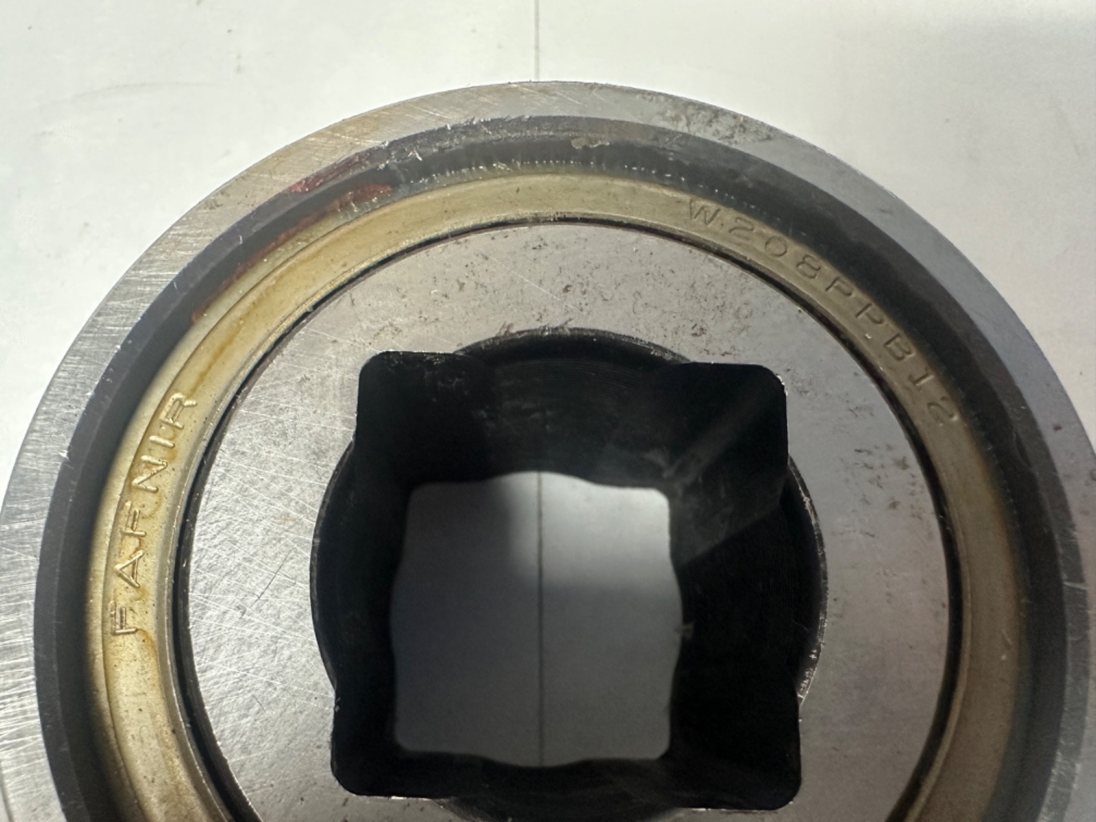 Fafnir W208PPB12 Square Bore Bearing *NOS* dirty/discolored