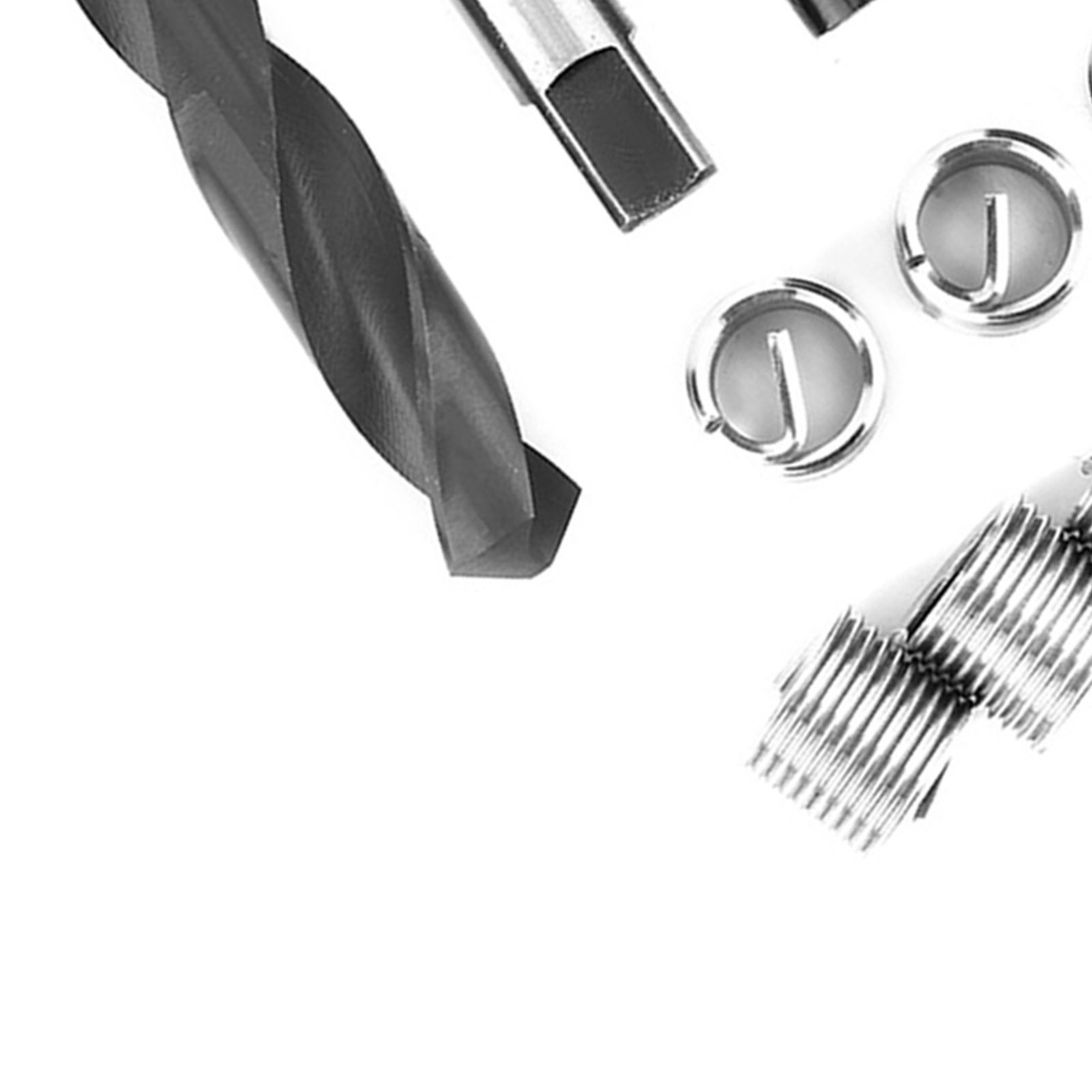 11Pcs Thread Repair Kit Durable Tap Insertion Tool For Auto Parts Stainless NEW