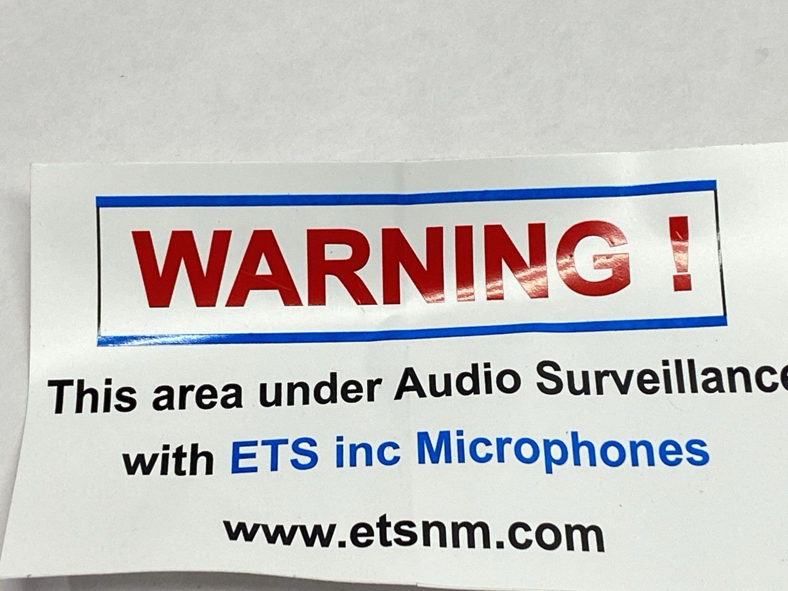 ETS ML1-HS-02 Panel Mount Microphone 3.5mm