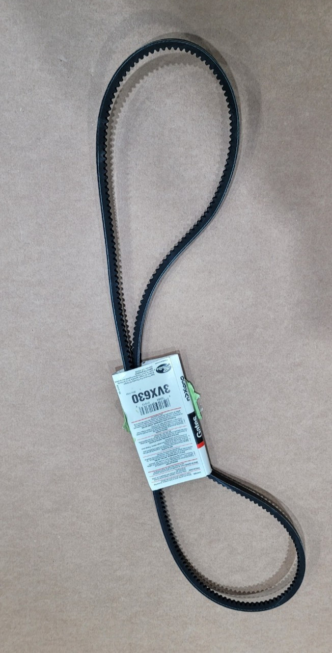 Gates Cogged Wedge 3V630 Belt 63″ length Super HC 3/8″
