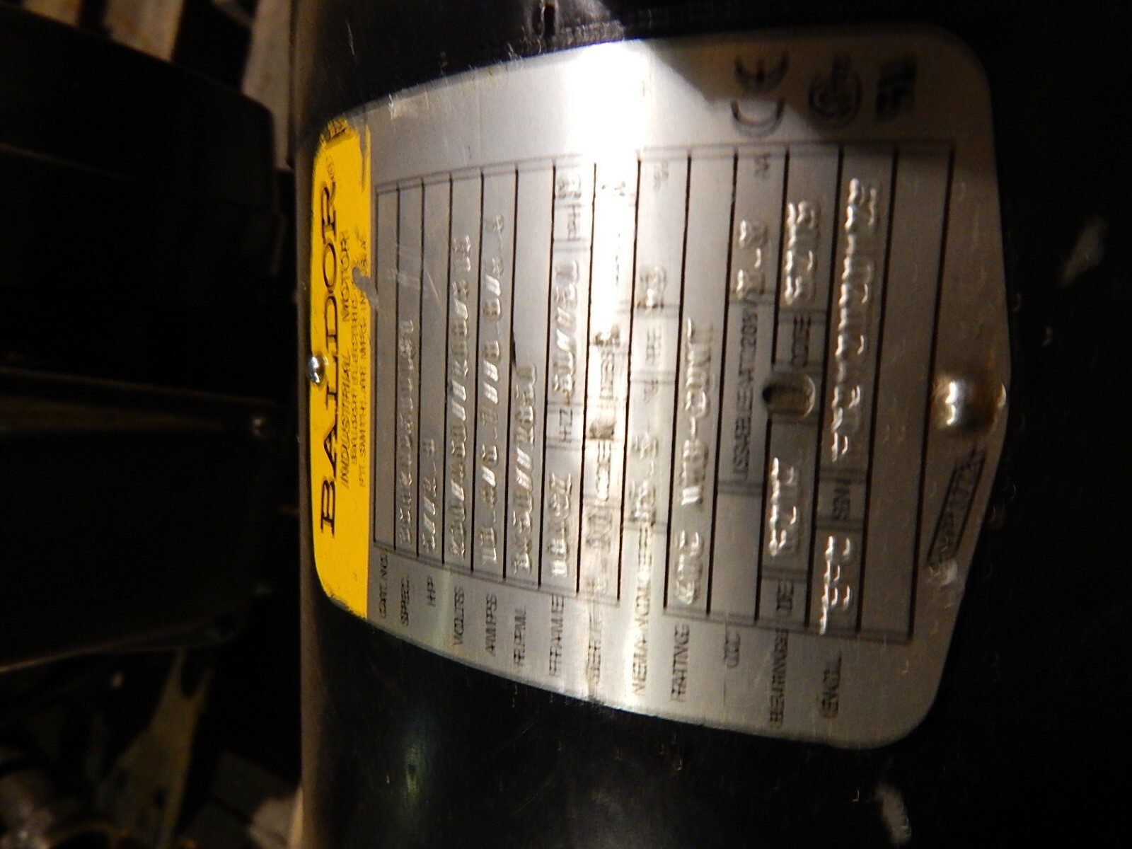 Baldor 36H200X100G1 Industrial Motor Series F MSC4-10-500F5