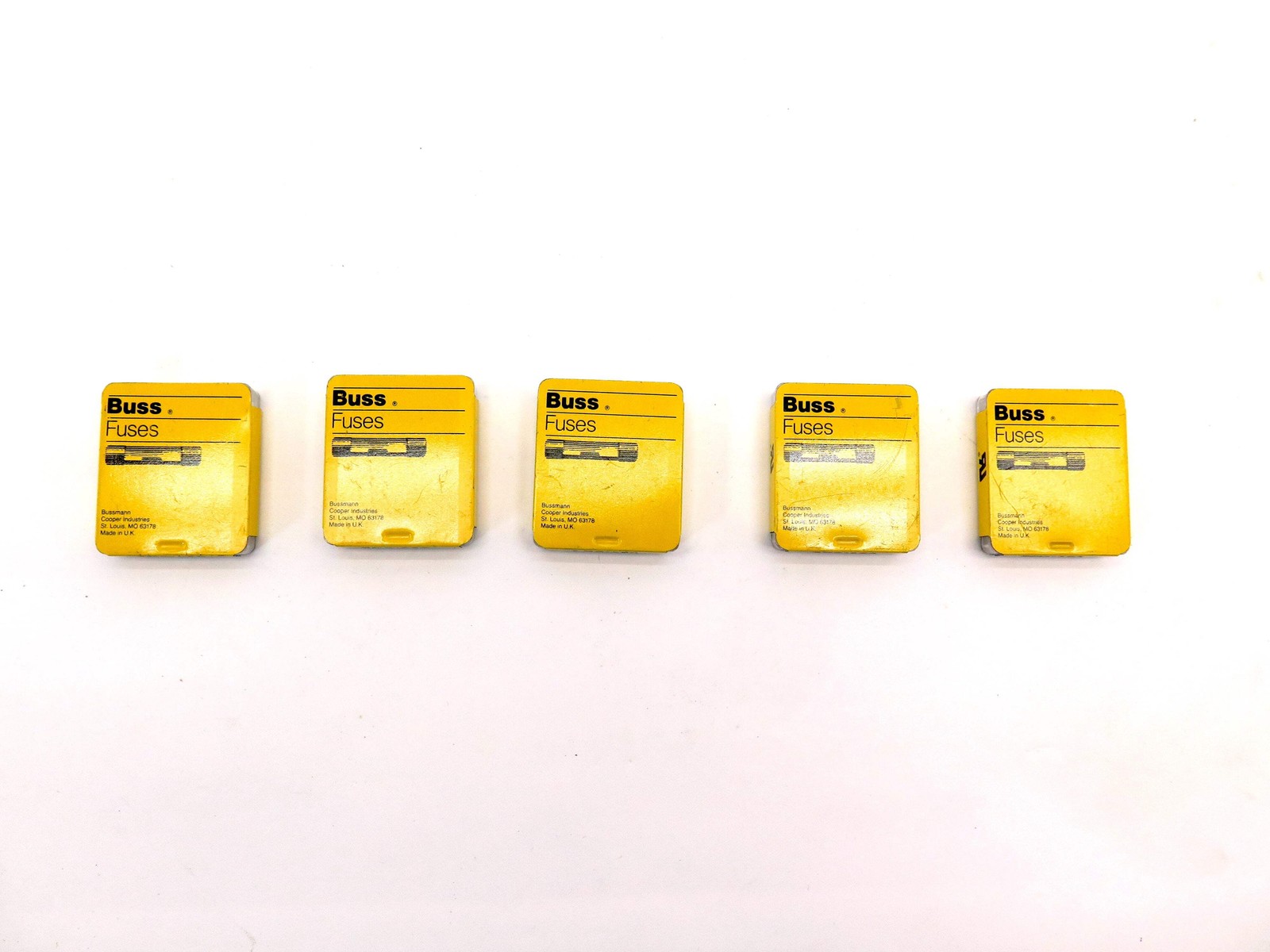 Buss Fuses GMA-10A Miniature Glass Fuse LOT OF 25