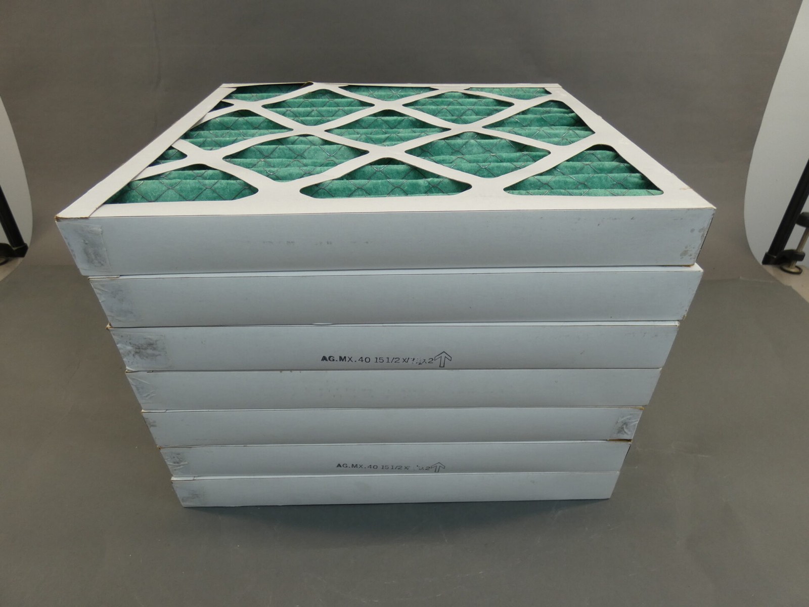 *Lot of 7* Airguard AG.MX.40 15.5″x 17.5″x 2″ Pleated Filters – NEW Surplus!