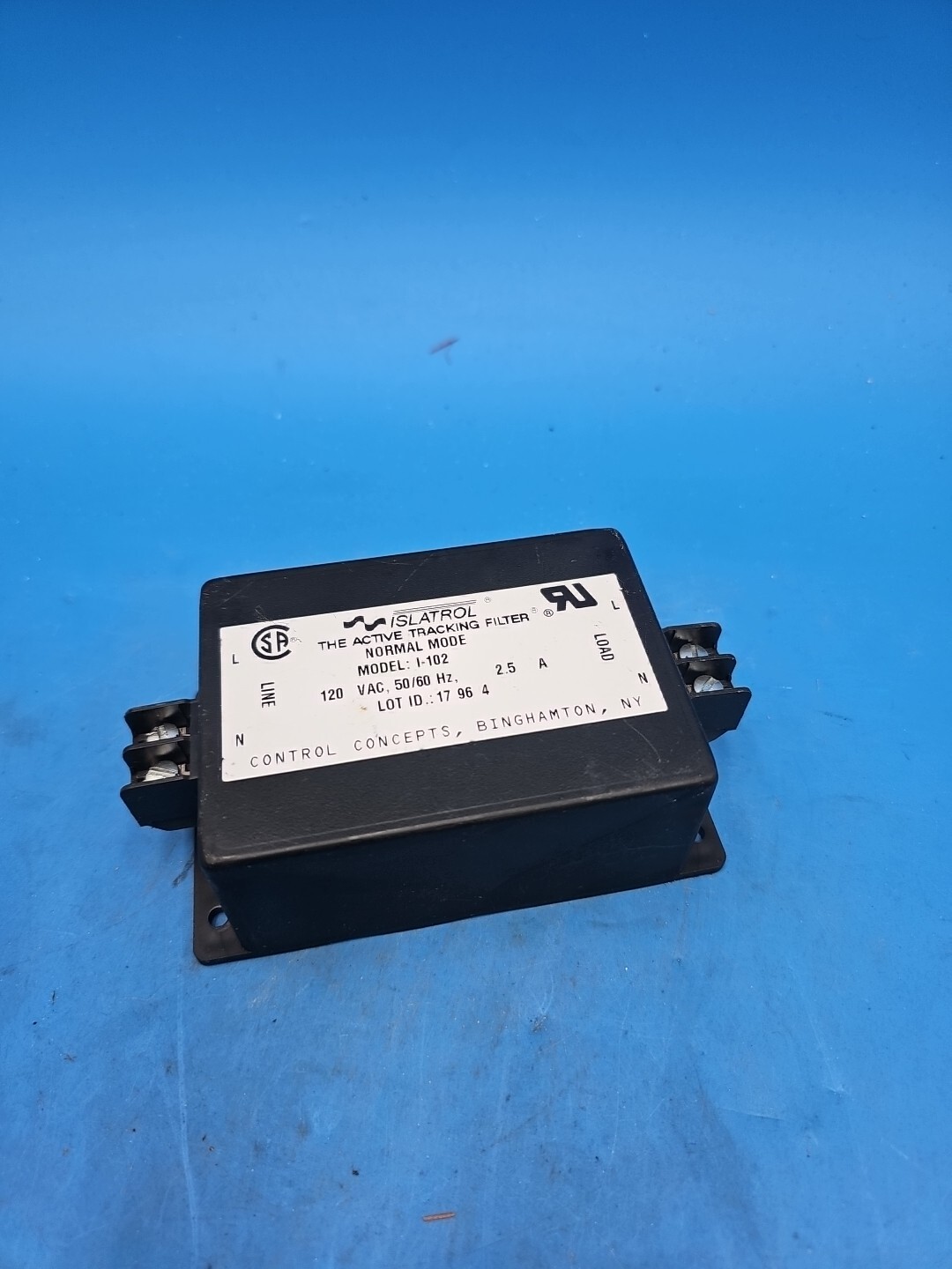 Islatrol I-102 Active Tracking Filter