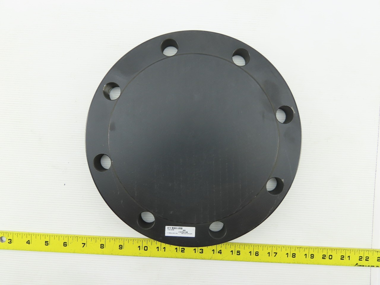 8 Bolt Low-Pressure Steel Unthreaded Pipe Flange Cap Pipe Size 6″