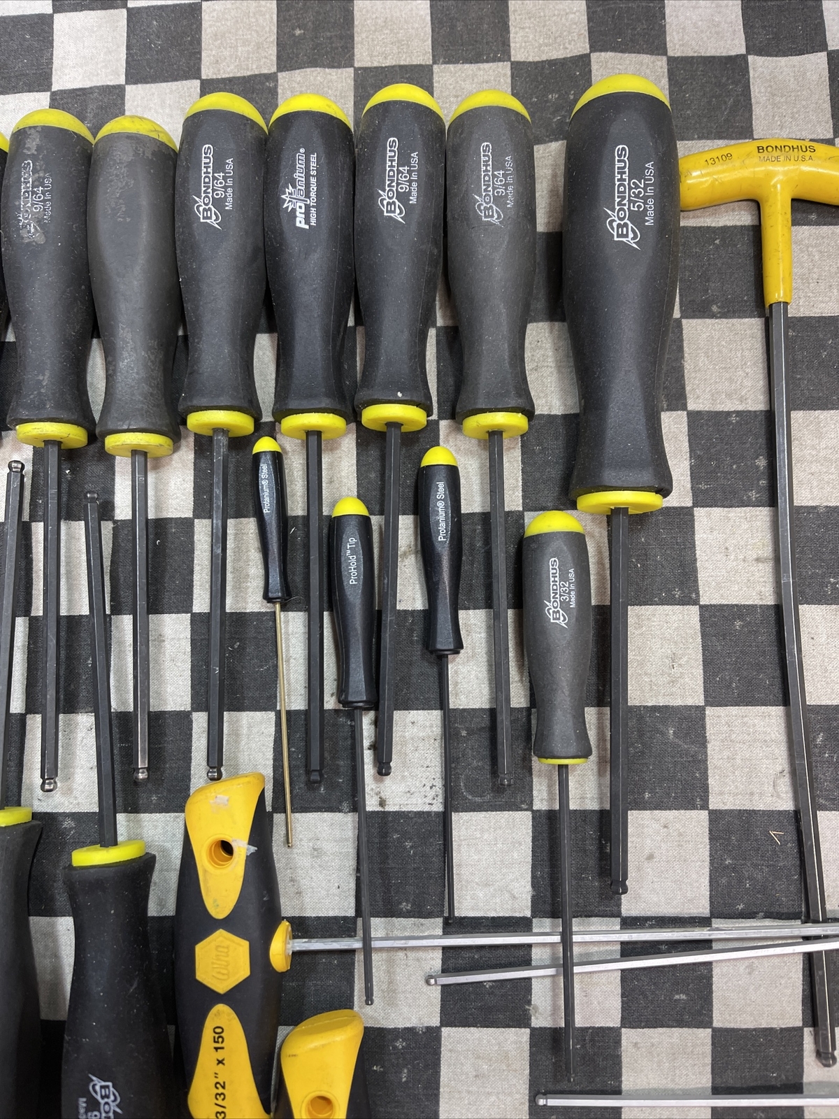 Bondhus 74632 ProGuard Ball End Screwdriver & Wiha Softfinish 367RZ, BIG LOT