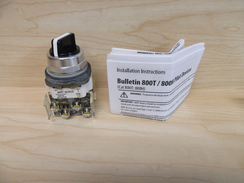 Allen Bradley 800T-N2KG4B Selector Switch