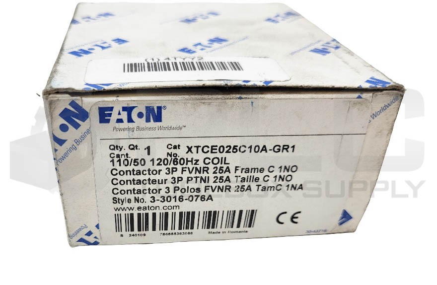 NEW EATON XTCE025C10A-GR1 CONTACTOR 110-120V DILM25-10 XTCE025C10 *READ*