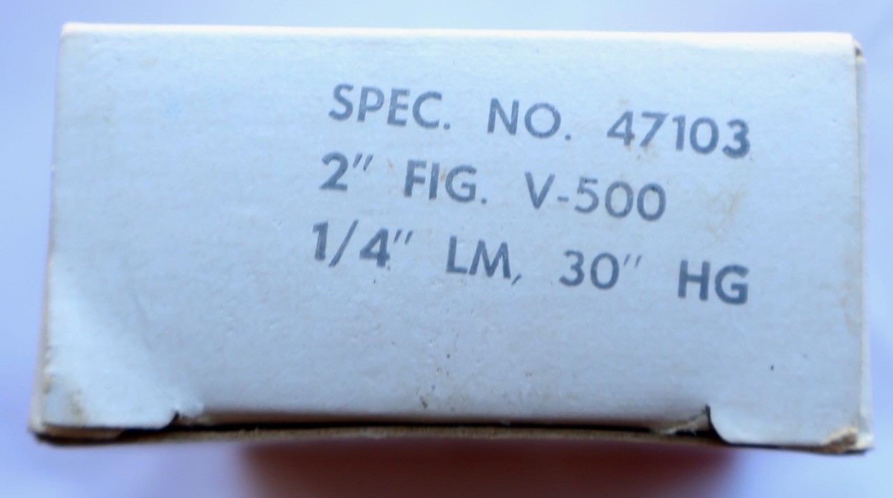 (3) Ametek U.S. Gauges / 47615 (15#) – 47103 (30’ HG) – 45764 (60#) / NOS / MTT