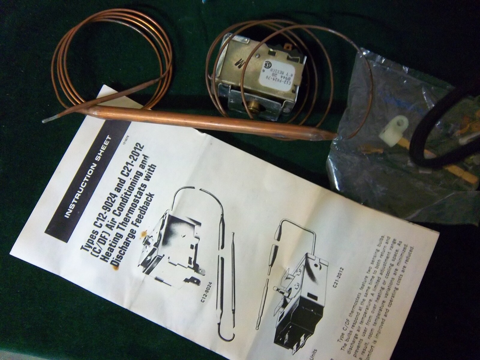 NEW RANCO Heating & Cooling Sensor Switch C12-9024- NEW ~ Aisle X