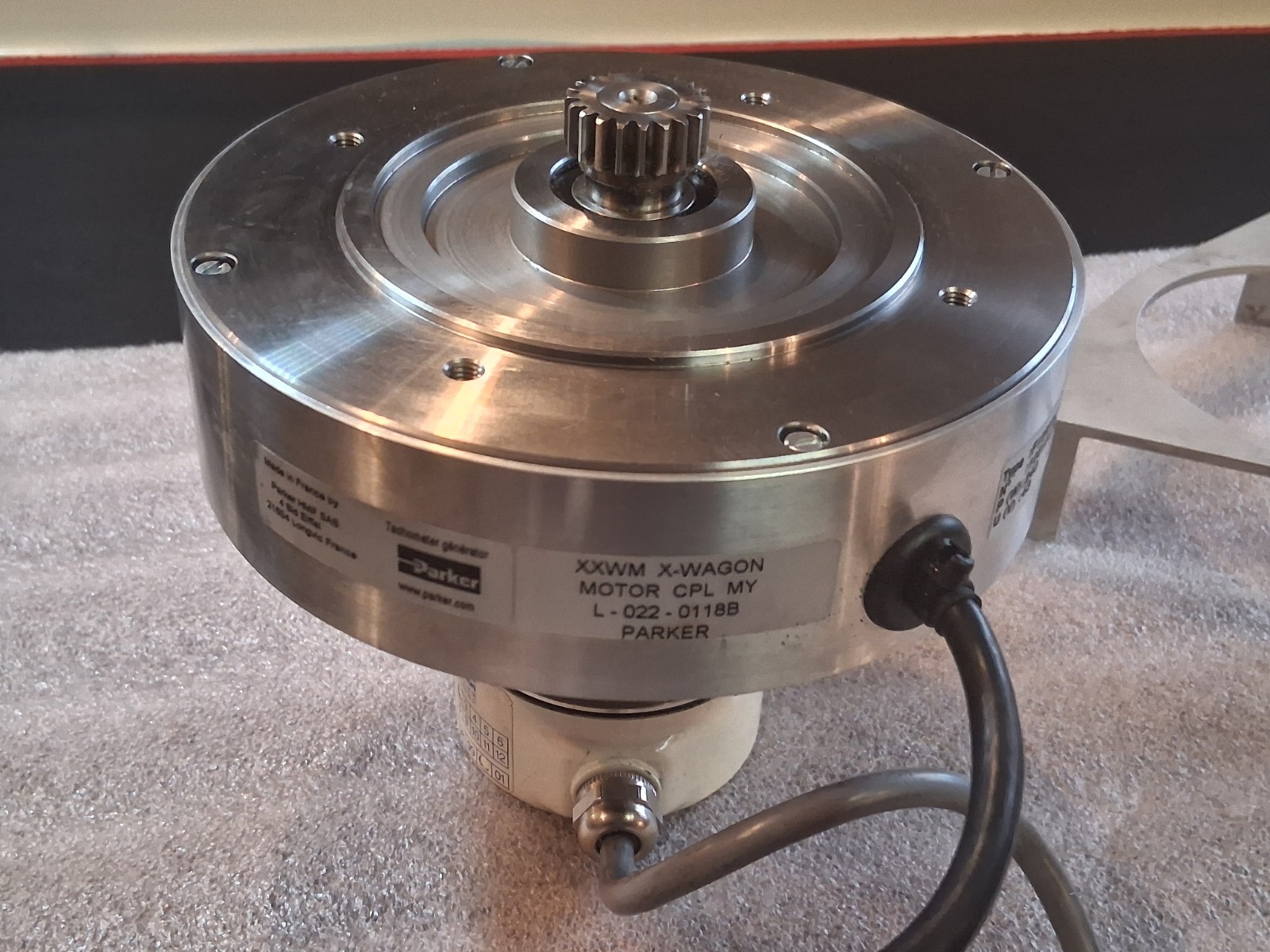 Parvex Disc Motor – F12M4A8504 – L-022-0118B
