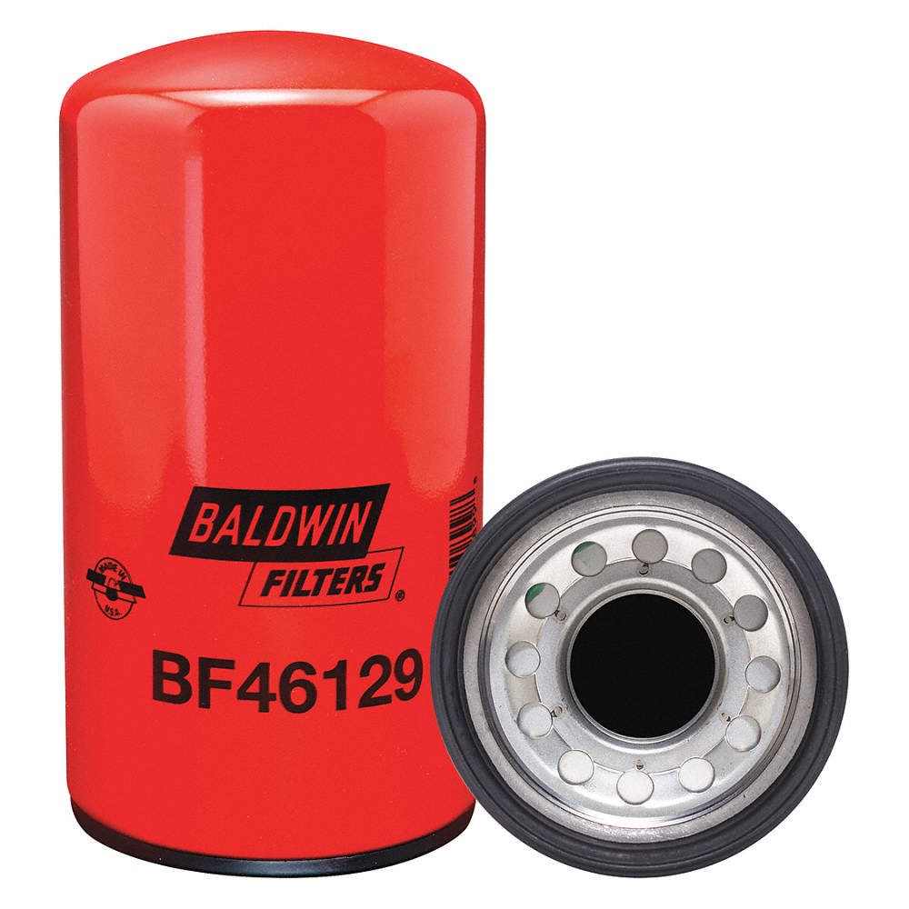 BALDWIN FILTERS BF46129 Fuel Filter,4 Micron Rating,8-27/32″ L 458R44