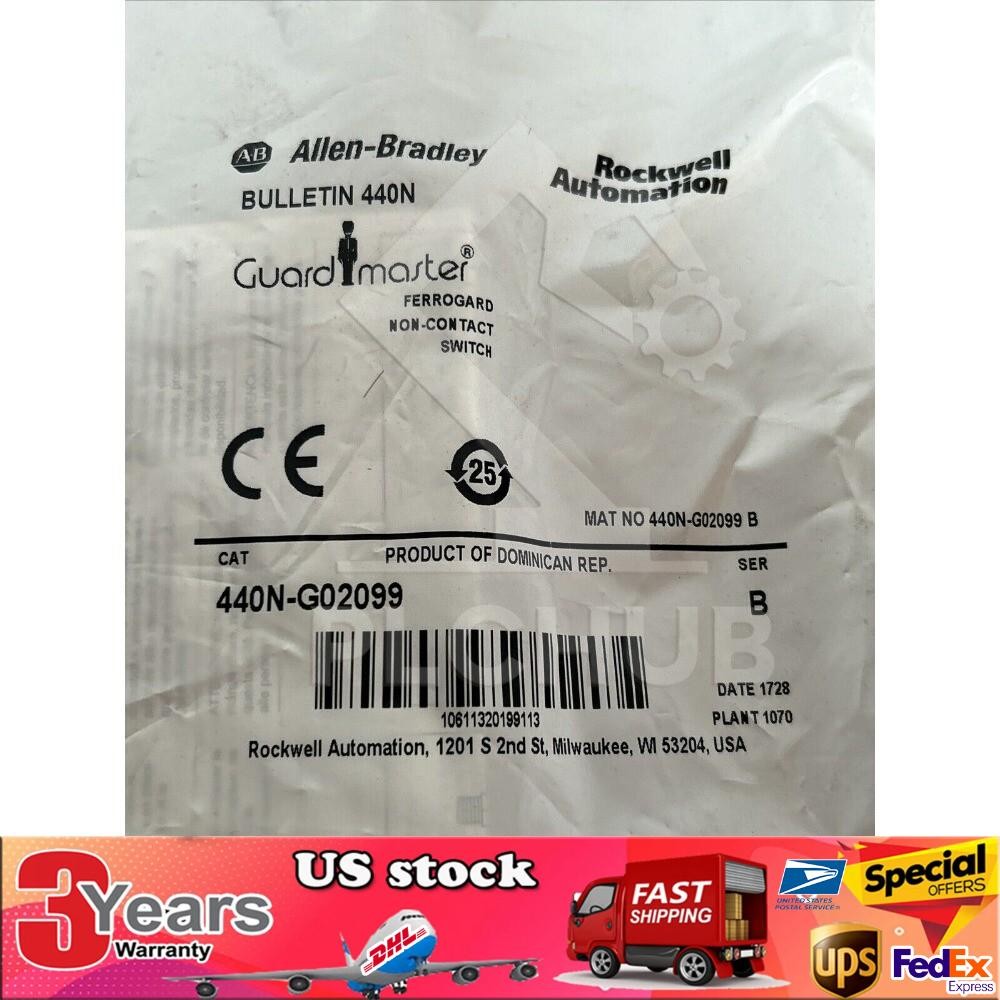 440N-G02099 ALLEN BRADLEY FERROGARD FRS21 RED PLASTIC SWITCH 24VDC US Free Tax