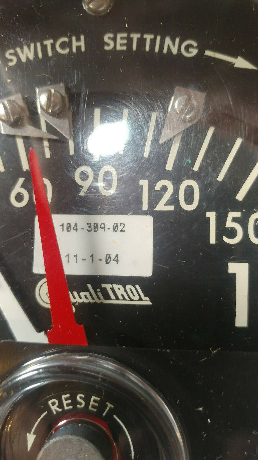 1 NEW QUALITROL 104-309-02 6″ LIQUID TEMPERATURE GAUGE & PROBE NIB *MAKE OFFER*