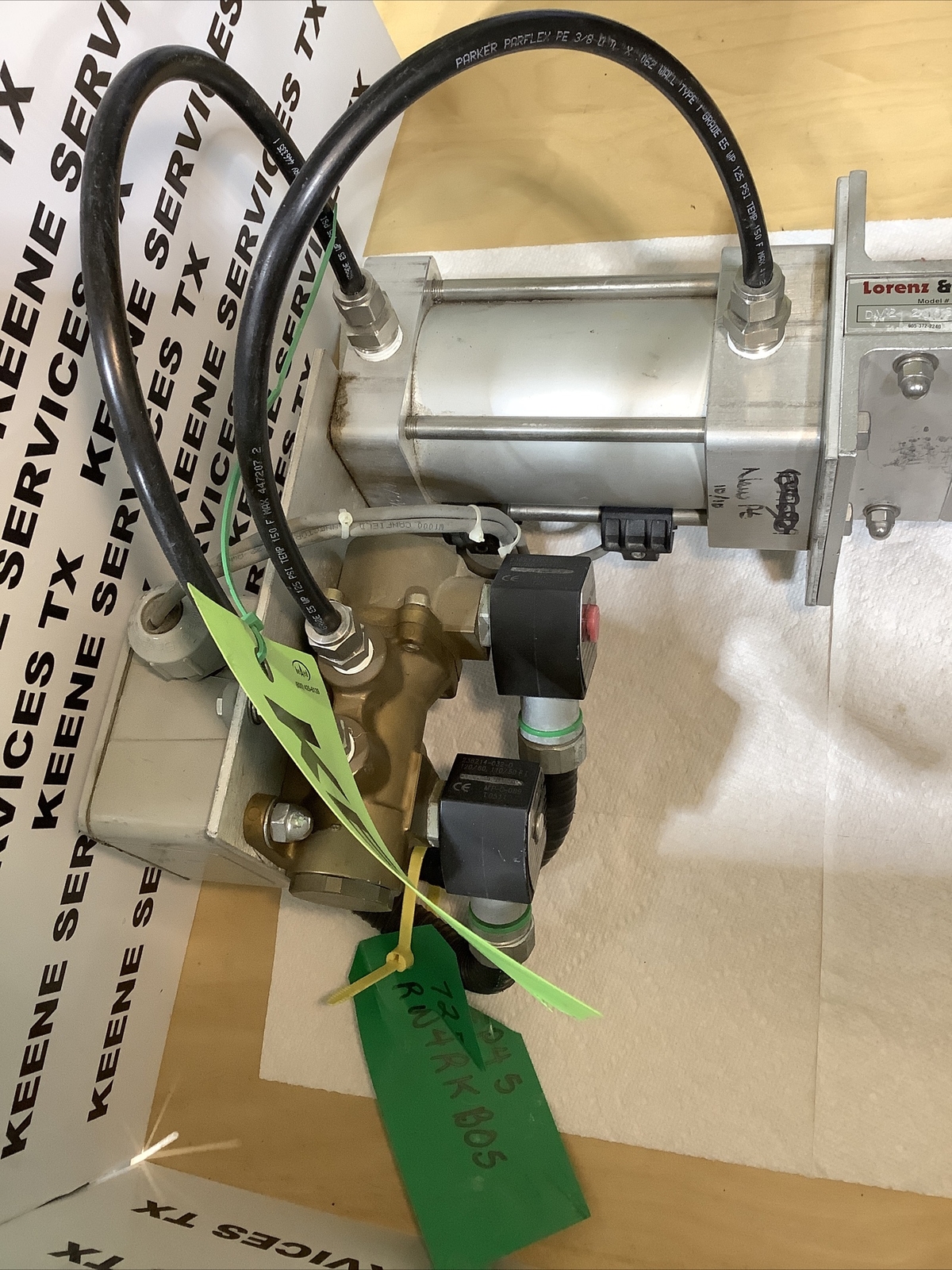 Lorenz Pneumatic Actuated 2 Way Diverter Valve DV2 200ST SS, 11791-3