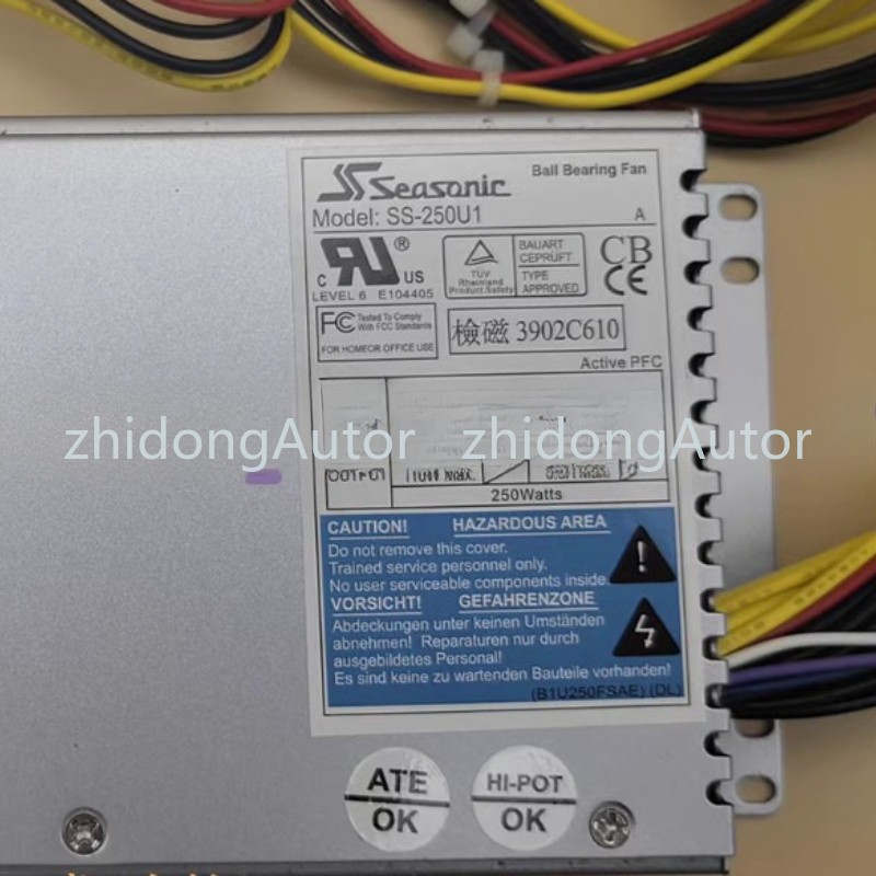 NEW 1X For SS-250U1 Rated 250W Active PFC Server Power Supply Size 19*10*4CM #ZD