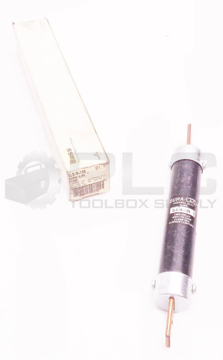NEW BUSSMANN DLS-R-100 DURA-LAG GENERAL DUTY FUSE CLASS RK5 600V OLD VERSION
