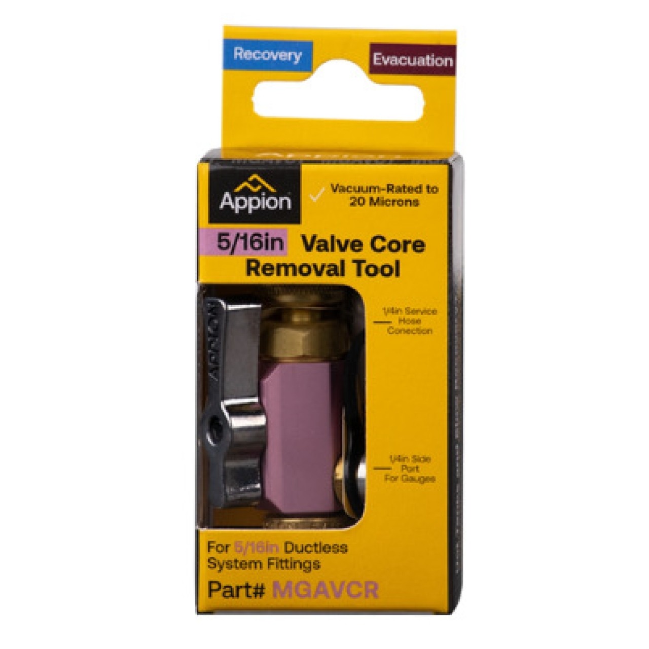 Appion MGAVCR Valve Core Remover Tool (5/16in) Pack of 4