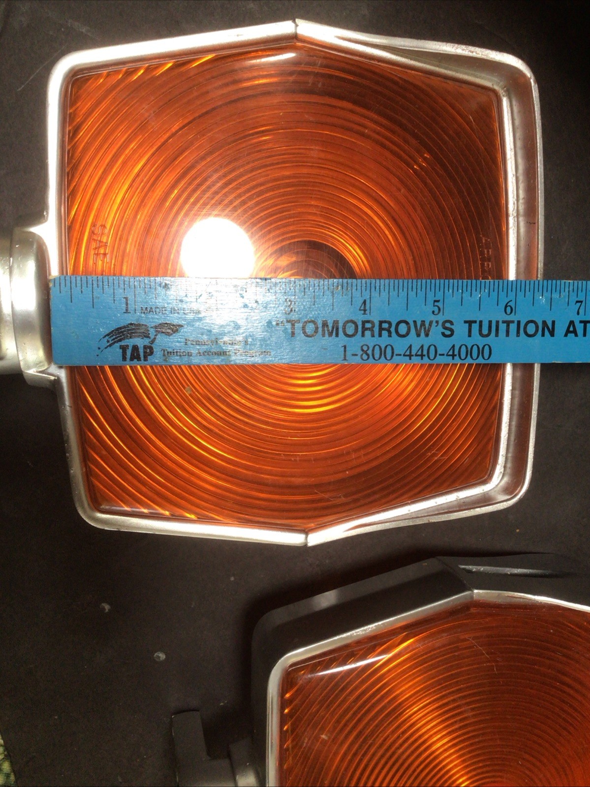 Arrow 506 Double Sided Pedestal Signal Lamp Amber/ Refurbished 506