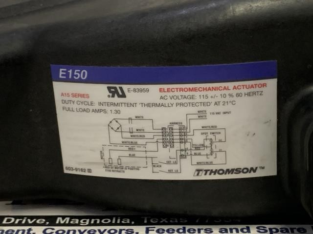 Thomson Electromechanical Actuator – E150 – A15 SERIES w/Warranty