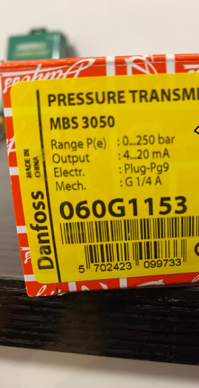 1PC New Danfoss Pressure Transmitter MBS 3050 060G1153 DHL/Fedex Quality Assuran