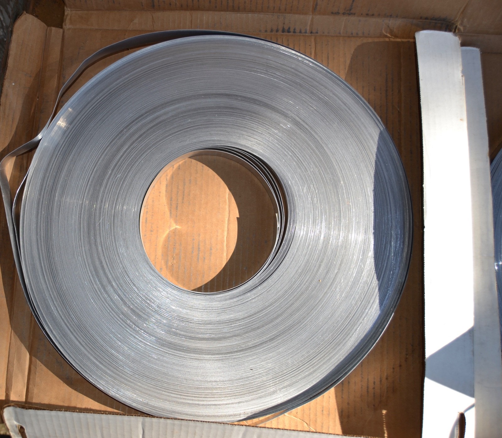2 Partial Boxes RPR PRODUCTS Aluminum Strapping 3/4″ 15# .020 Hundreds of Feet
