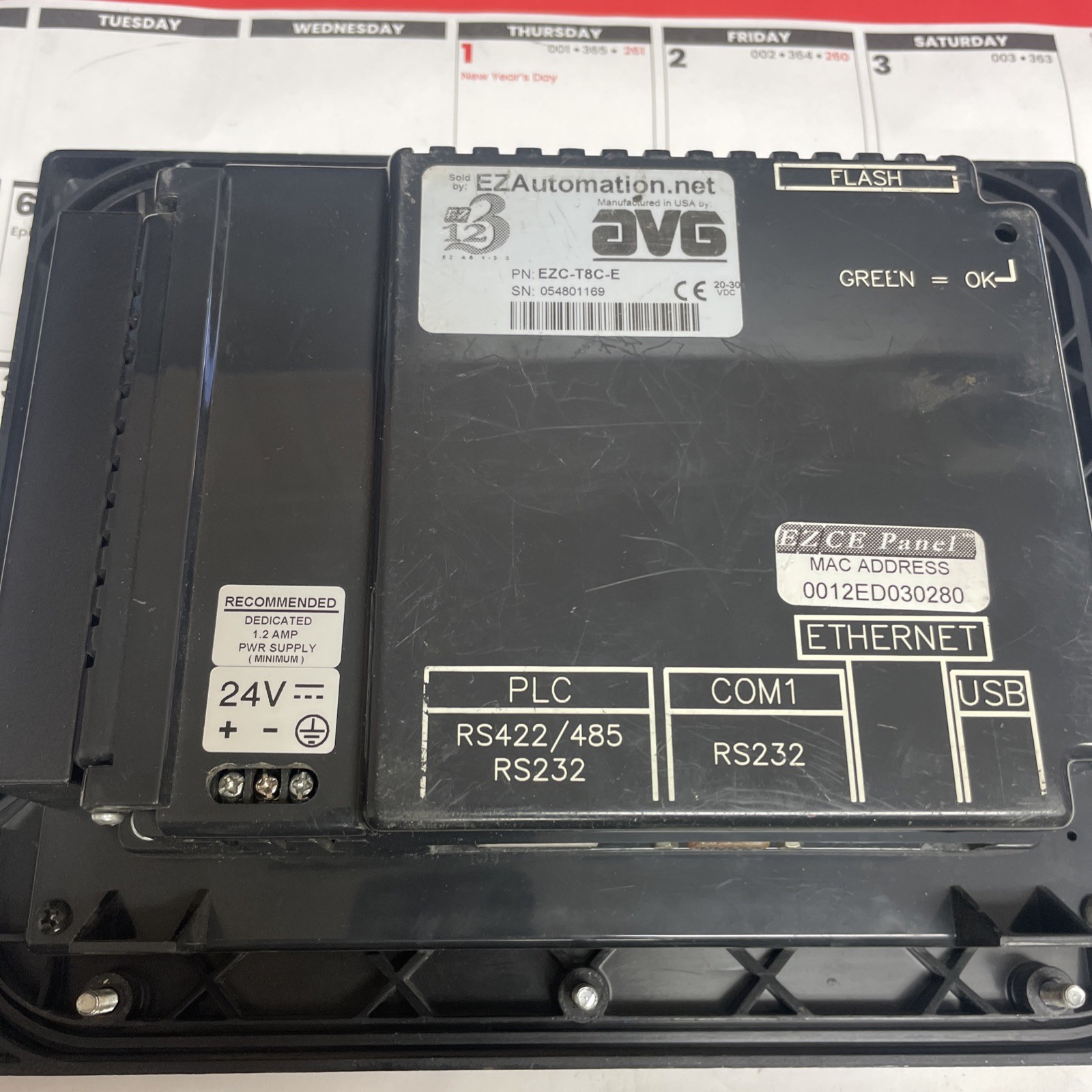 USED AVG AUTOMATION EZC-T8C-E