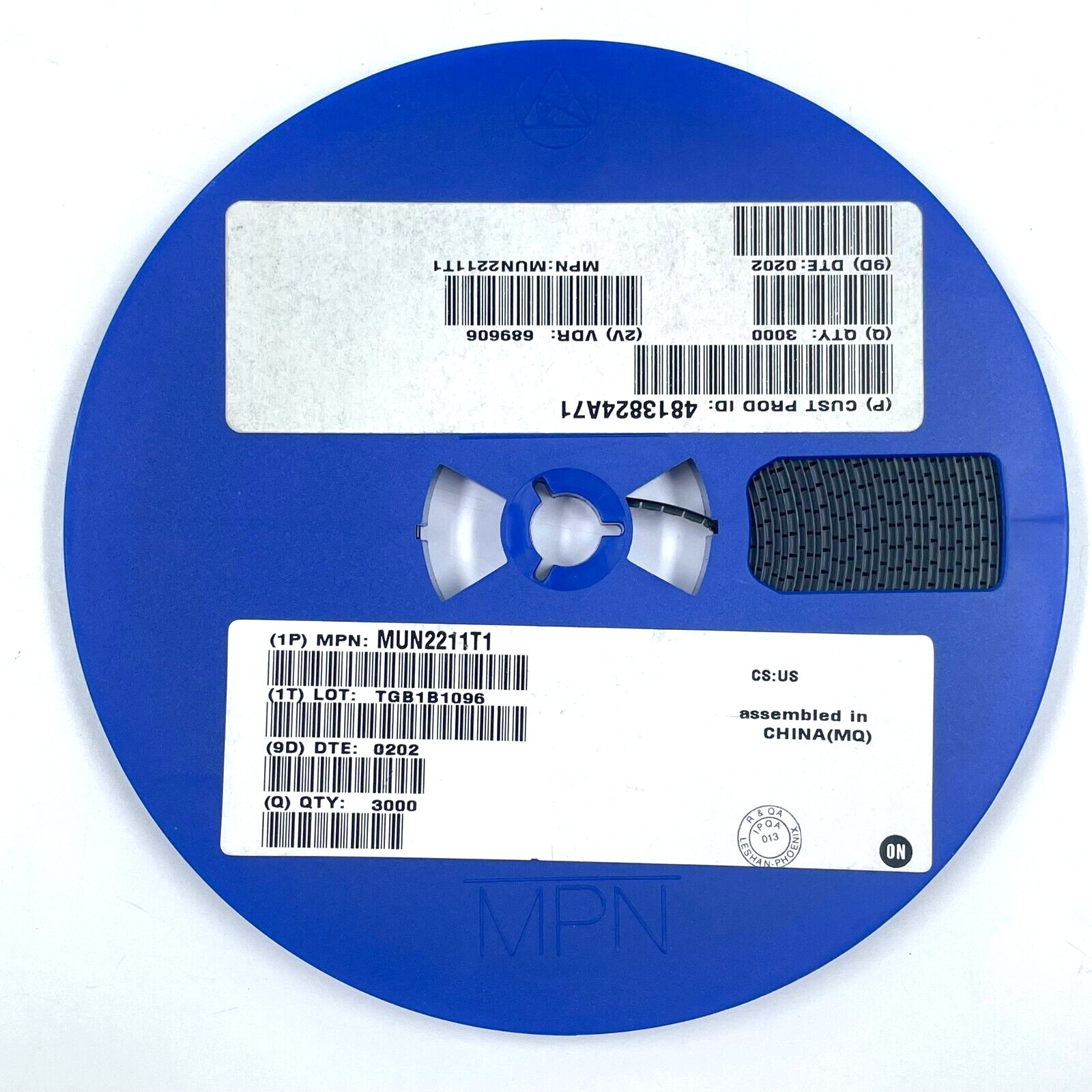 QTY 3000 Onsemi MUN2211T1 Bipolar Transistors 100mA 50V