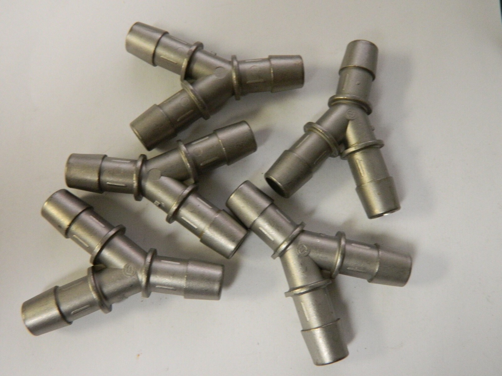 Pro 0.312″ Tube ID Metal Barbed Y Tube Tube Connector QTY 5 41008269