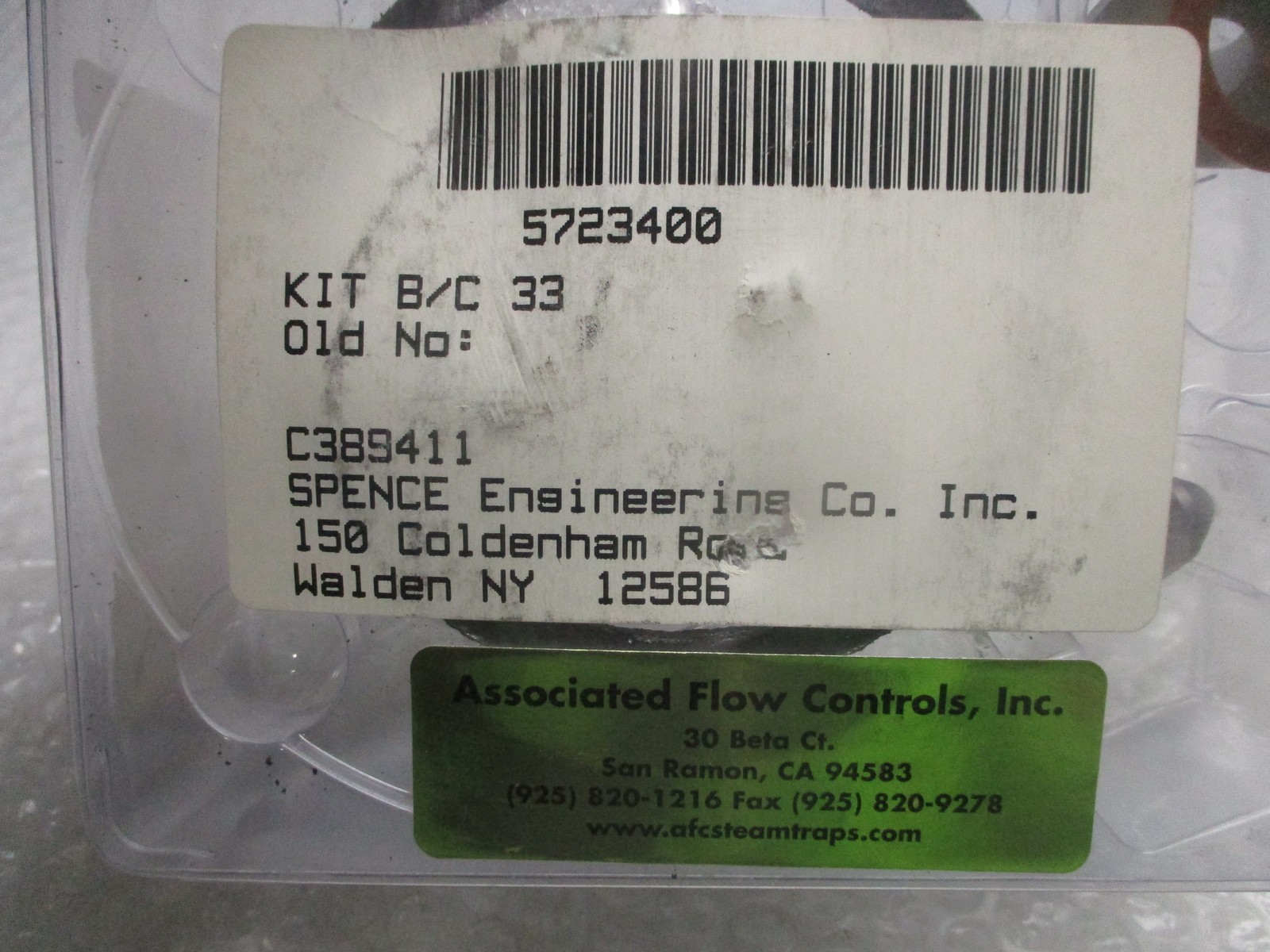 SPENCE ENGINEERING C389411 KIT NSMP