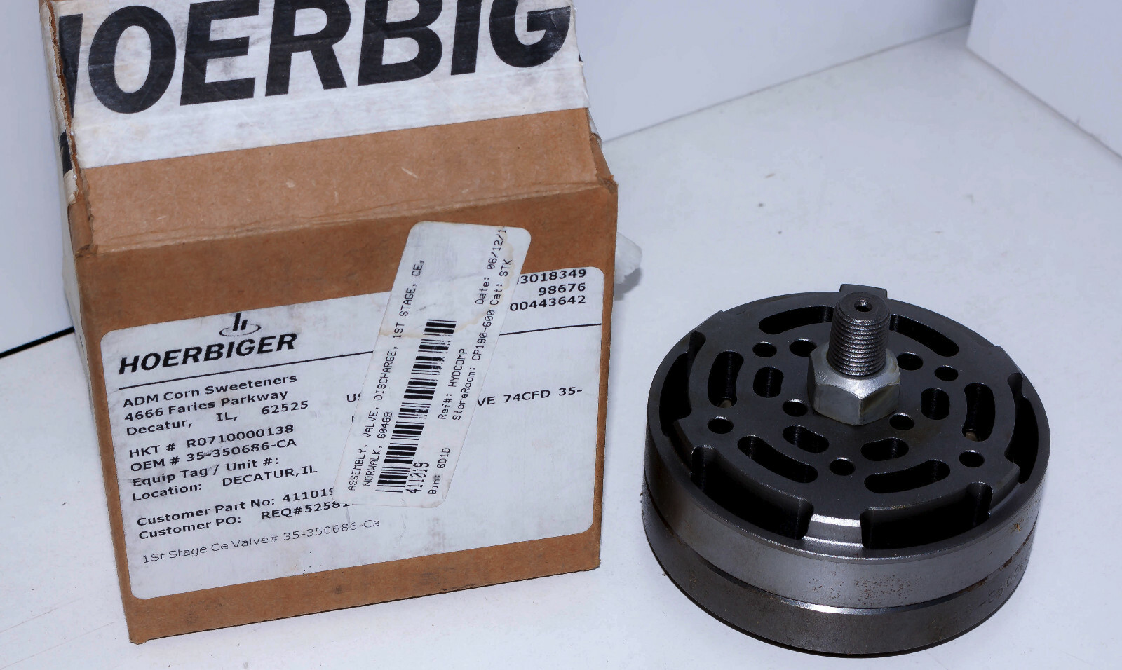 Hoerbiger 1st Stage CE Valve 35-350686-Ca