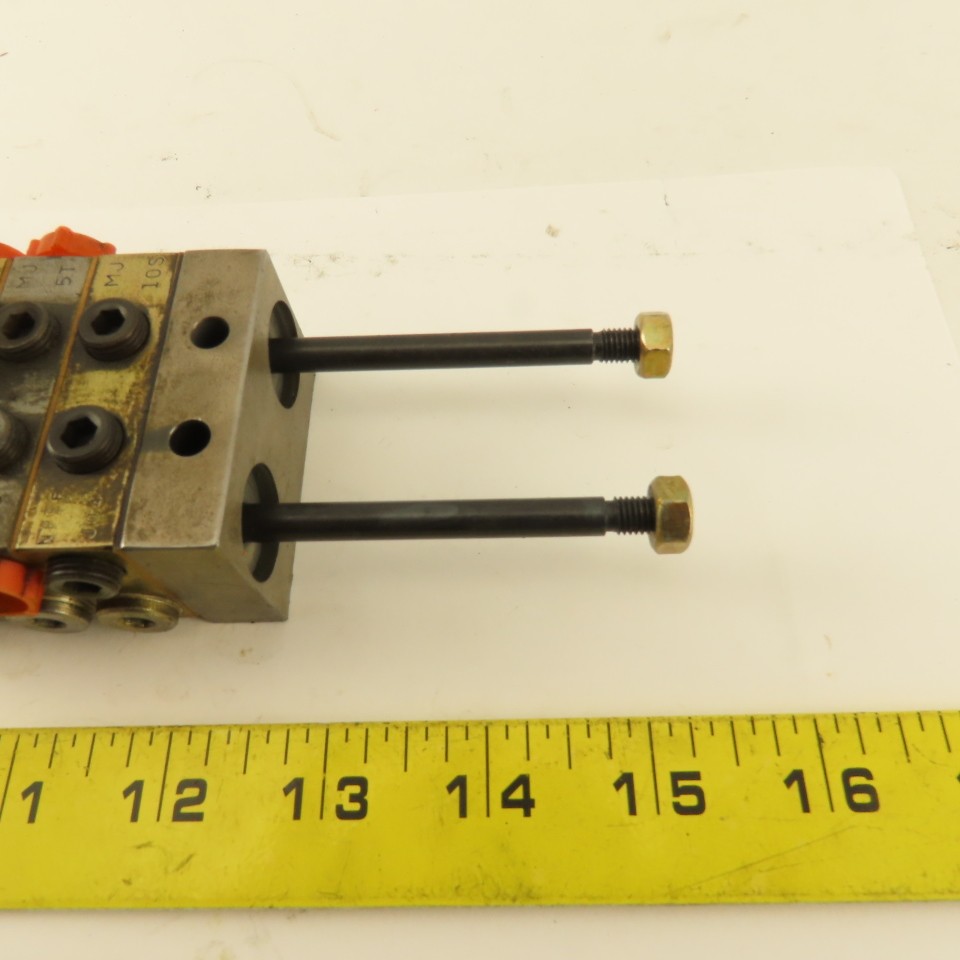 Trabon Lubriquip MJ-5T MJ-10S Modular Flow Divider Valve Block Assembly