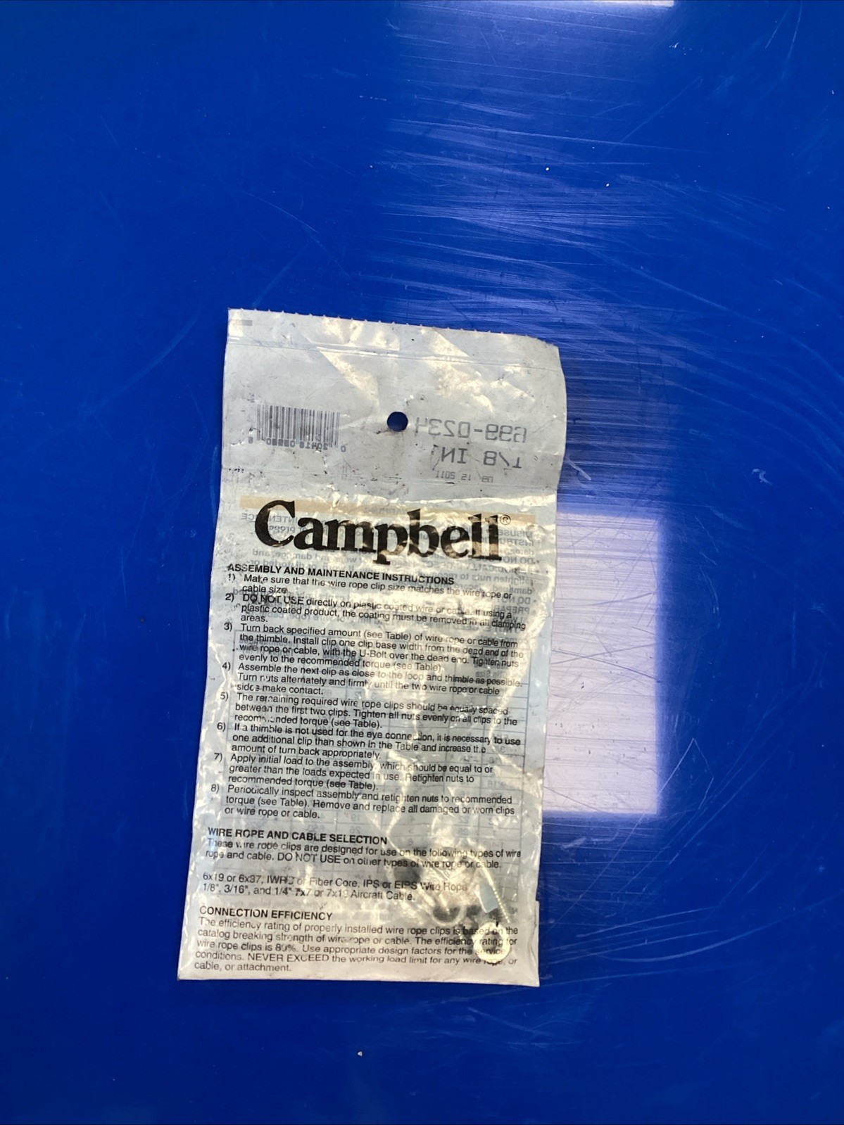 Campbell 699-0234 1/8″