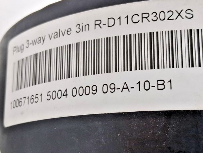 Alfa Laval 3″ 3-Way Rubber Plug R-D11CR302XS