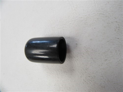 STOCKCAP VINYL SHORT CAPS 0.500″ X 0.750″ (BAG OF 100) BLACK 001328 MARINE
