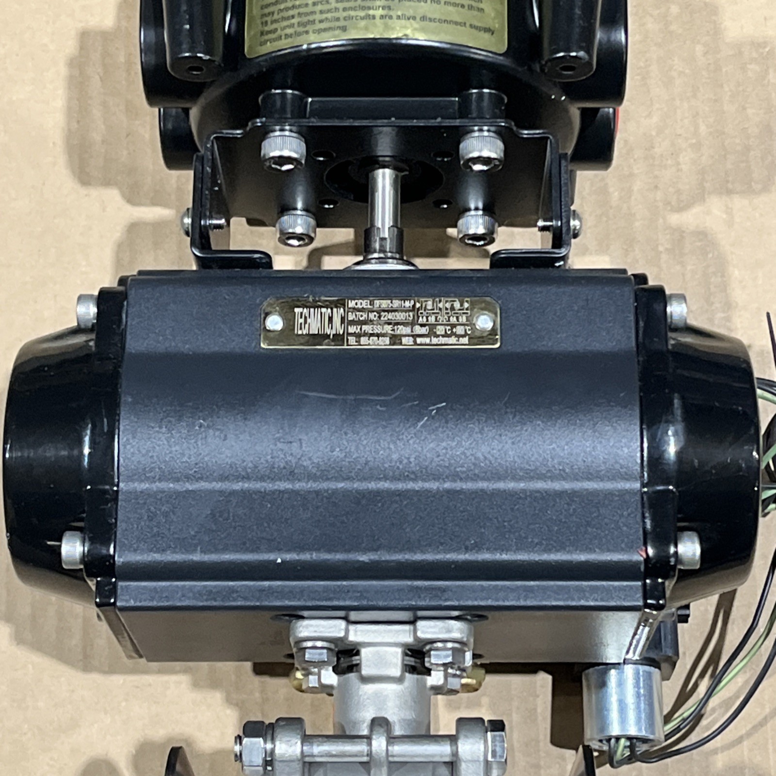 🔥Techmatic DFS075-SR11-M-P W/ ALS-400M2, 4M310-08, 1” CF8M, New Free Ship🇺🇸