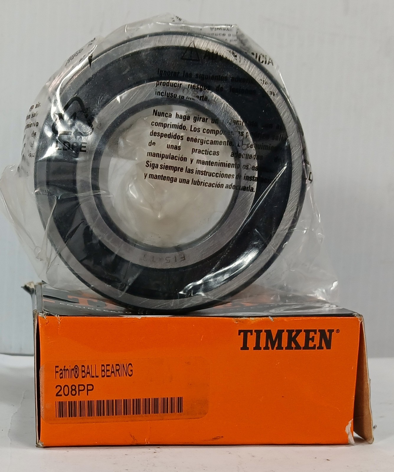 1 NEW TIMKEN 208 PP 40x80x18mm RADIAL DEEP GROOVE BALL BEARING NIB *MAKE OFFER*