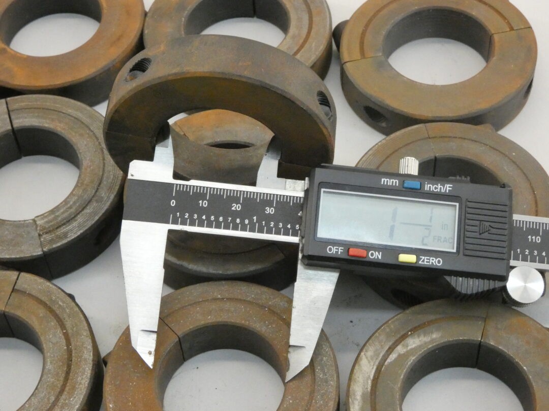 *Lot of 13* Two-Piece Shaft Collars 1-1/2″ Bore x 2-3/4″ OD x 5/8″ Black Oxide
