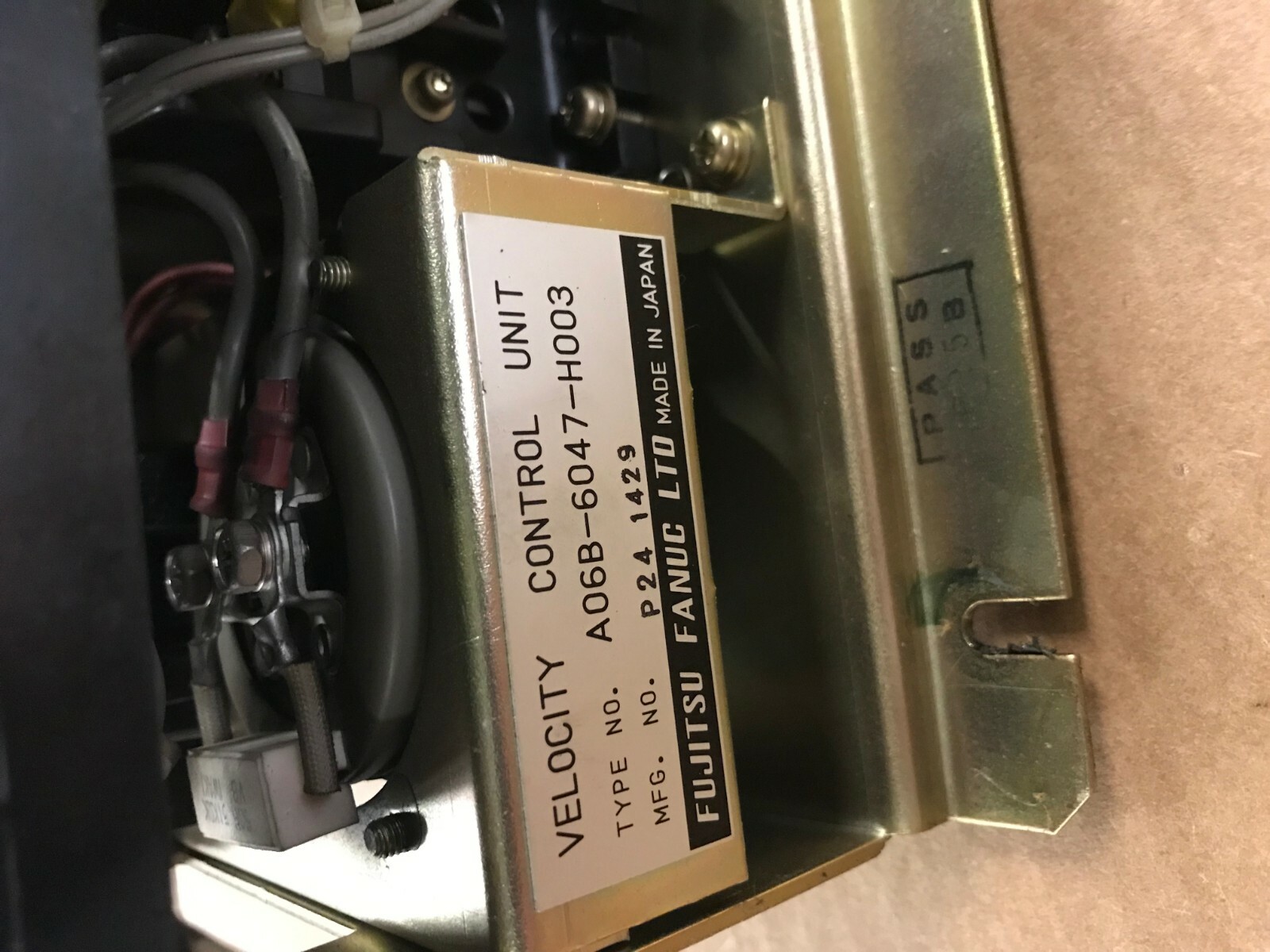 FANUC A06B-6047-H003 / A20B-0009-0320 / A20B-0009-0630 / A20B-0009-0620