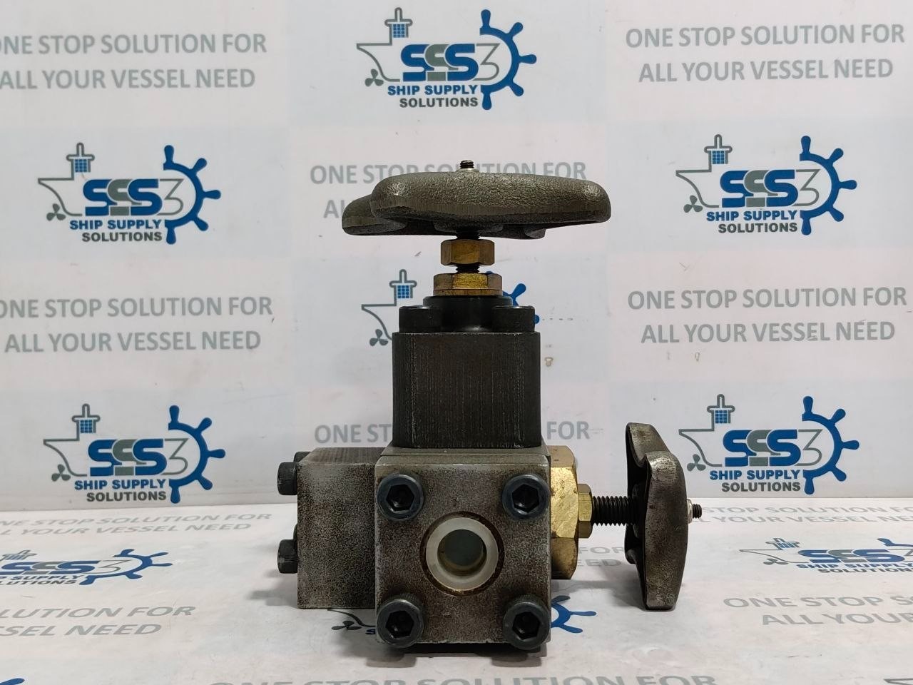 Hirose Valves HF-ACC-K-10X10-23 Hydraulic Valve Manifold Mount W/Handwheel